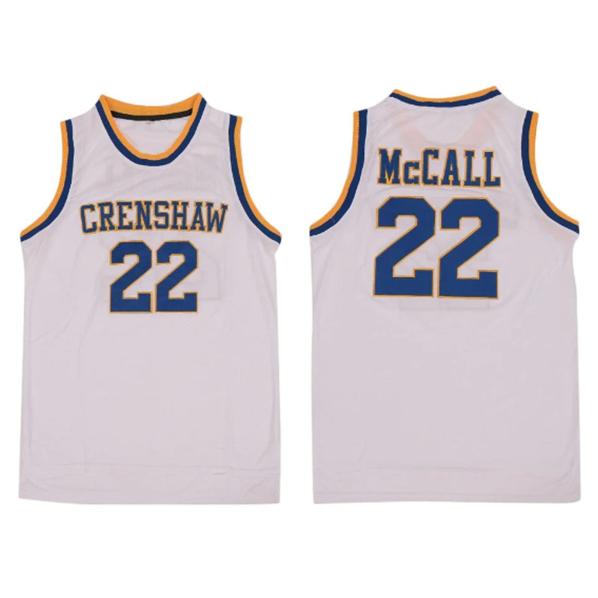 Love & Basketball Quincy McCall Crenshaw 22 Jersey - White
